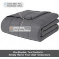 thumbnail image 3 of Weighted Blanket 5lbs 41"x60" for Adults and Teens, Heavy Throw with Premium Glass Beads for Napping, Machine Washable with Soft & Breathable All-Season Comfort (41" x 60" 5 lbs), 3 of 5