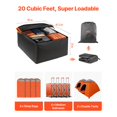 thumbnail image 3 of Car Rooftop Cargo Carrier Bag, 20 Cubic Feet, 840D PVC Luggage Roof Bag, 3 of 6