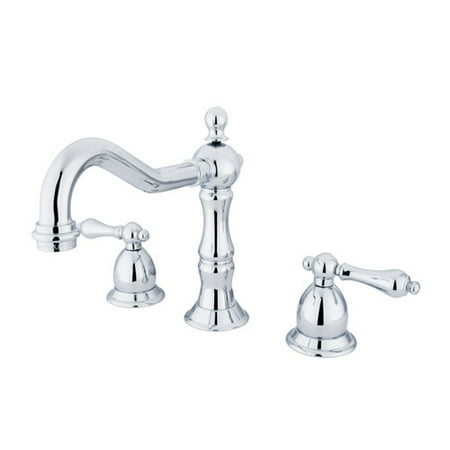 UPC 663370014642 product image for Kingston Brass KS197. AL Lavatory Heritage Faucet Double Handle; Polished Chrome | upcitemdb.com