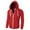Red, variant on Light Jacket Men Men's Long Sleeve Quilted Lined Flannel Shirt Jacket with Hood(Navy,L)