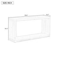 thumbnail image 7 of EUROCO Modern Console Table,59.6" Wood Entryway Table with Storage,Narrow Long Sofa Table Behind Couch Table for Living Room,Foyer, Hallway,Black, 7 of 7