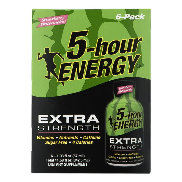 5Hour Energy Dietary Supplement Extra Strength Strawberry Watermelon