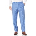 thumbnail image 5 of Adam Baker by Needle & Stitch 12965 Mens 3-Piece Peak Lapel Modern Fit Suit - Blue - 56 Regular, 5 of 7