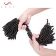 thumbnail image 4 of SEGO Ombre Spring Fluffy Twist Crochet Braiding Hair Twist Crochet Braids Purple Color Hair Extensions Low Temperature Synthetic Passion Twist Hair Extensions, 4 of 8