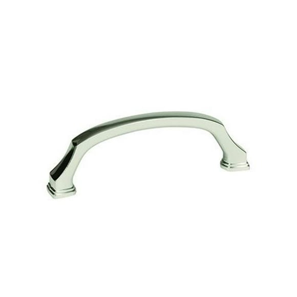 Pull Center Polished Nickel - 96 mm.