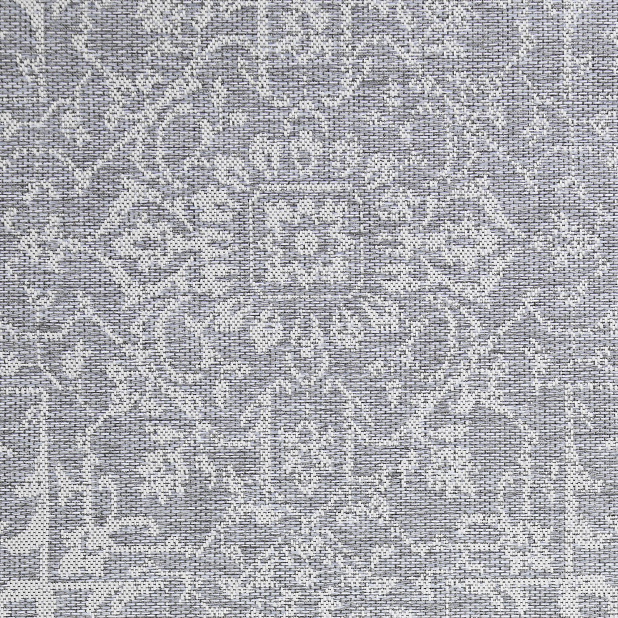 Couristan Monte Carlo Palmette Indoor/Outdoor Area Rug, 3'9" x 5'5", Grey-Ivory - image 3 of 4