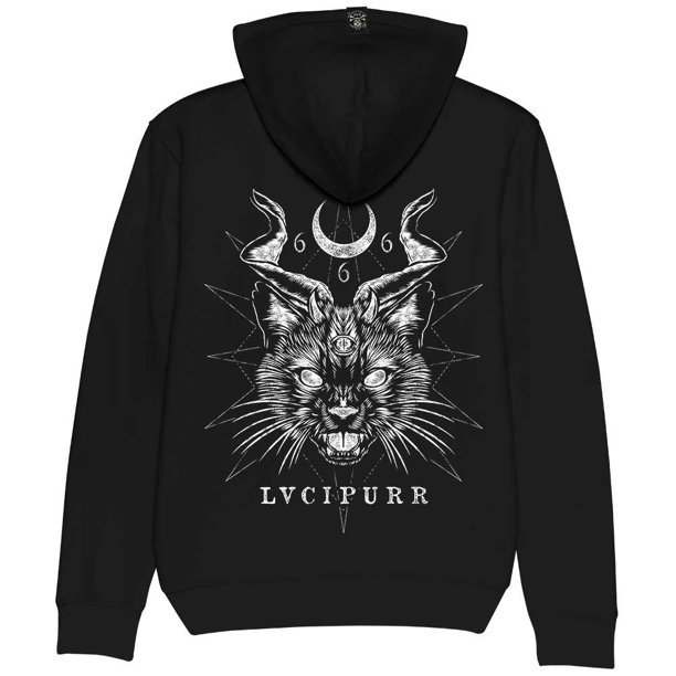 Sudadera con Capucha y Cierre Kingmonster Lucipurr Kingmonster Estampado