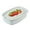 Strawberry 1 L, variant on Novomoskovsjka Posuda Strawberry Enamel Tray with Lid 1.1 Qt (1 L) Enameled Steel Container Enamelware Food Storage Container with Lid Kitchen Food Container, White, Red