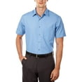 thumbnail image 2 of Van Heusen Mens Short Sleeve Button Down Dress Shirt Cameo Blue XL, 2 of 4