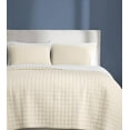 thumbnail image 4 of Brooklyn Loom Essential 100% Cotton Washed Softness 3-Piece Full/Queen Quilt Set in Natural, Solid Color, OEKO-TEX Certified, 4 of 10