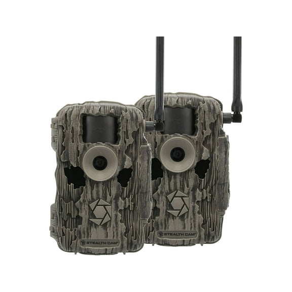 Stealth Cam Fusion Max 36MP Cellular Trail Camera 2 Pack, 1080p HD Video, Dual SIM, 16GB Memory, Infrared, Weatherproof (STC-FXWTX-2PK)