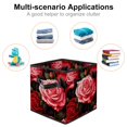 thumbnail image 2 of Rose Collapsible Cube Organizer Storage Bin with Handle, 10.8"x10.5"x10.6", Large Capacity for Clothes Storage, 2 of 6