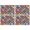 Multicolor Ethnic Geometric-2, variant on Multicolor Ethnic Geometric Patchwork Pattern Summer Placemats Table Placemats Set Of 4-Linen Kitchen Washable Placemats Table Mats 11.8"x17.7" Non-Slip Heat Resistant