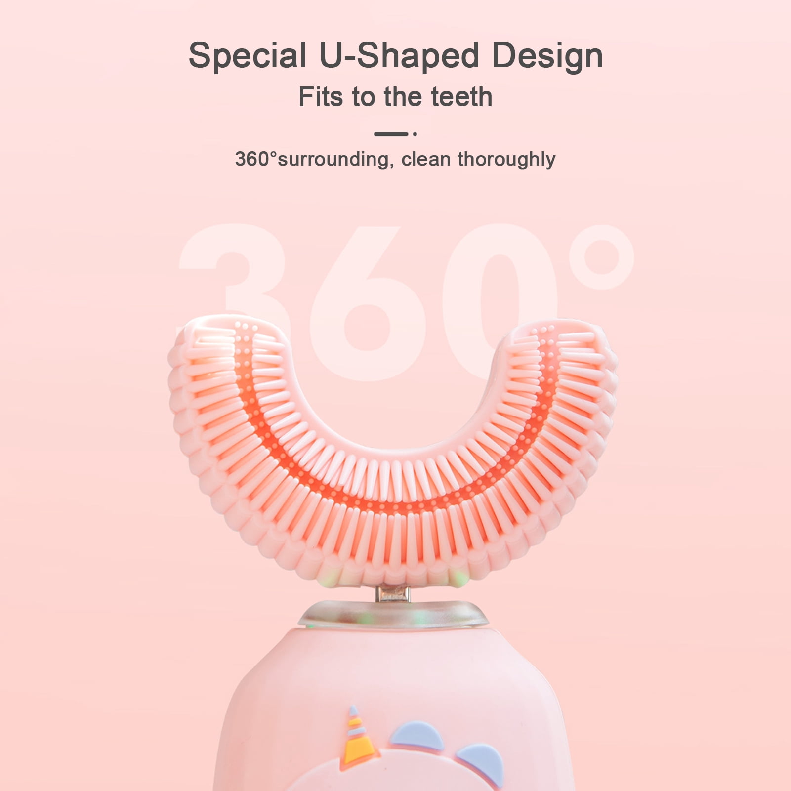 Brosse à Dents électrique Ultrasonique En U 360° - Automatique Et Intelligente