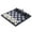Black & White, variant on International Chess Set Magnetic Chess Game Board Set with Folding Chess Board Portable Travel Educational Board Game
