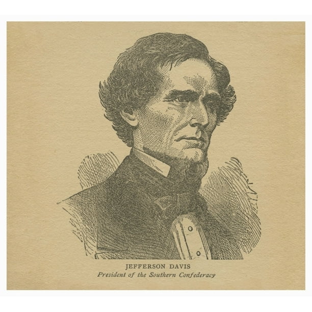 Jefferson Davis Poster Print by unknown (18 x 24) - Walmart.com