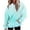 Light Blue, variant on Women's 2025 Fall Trendy Gradient Color Drawstring Hoodies, Soft Breathable Oversized Y2K Pullover Sweatshirts with Casual Loose Fit for Layering, Cooler Weather and Daily Casual Wear Green L