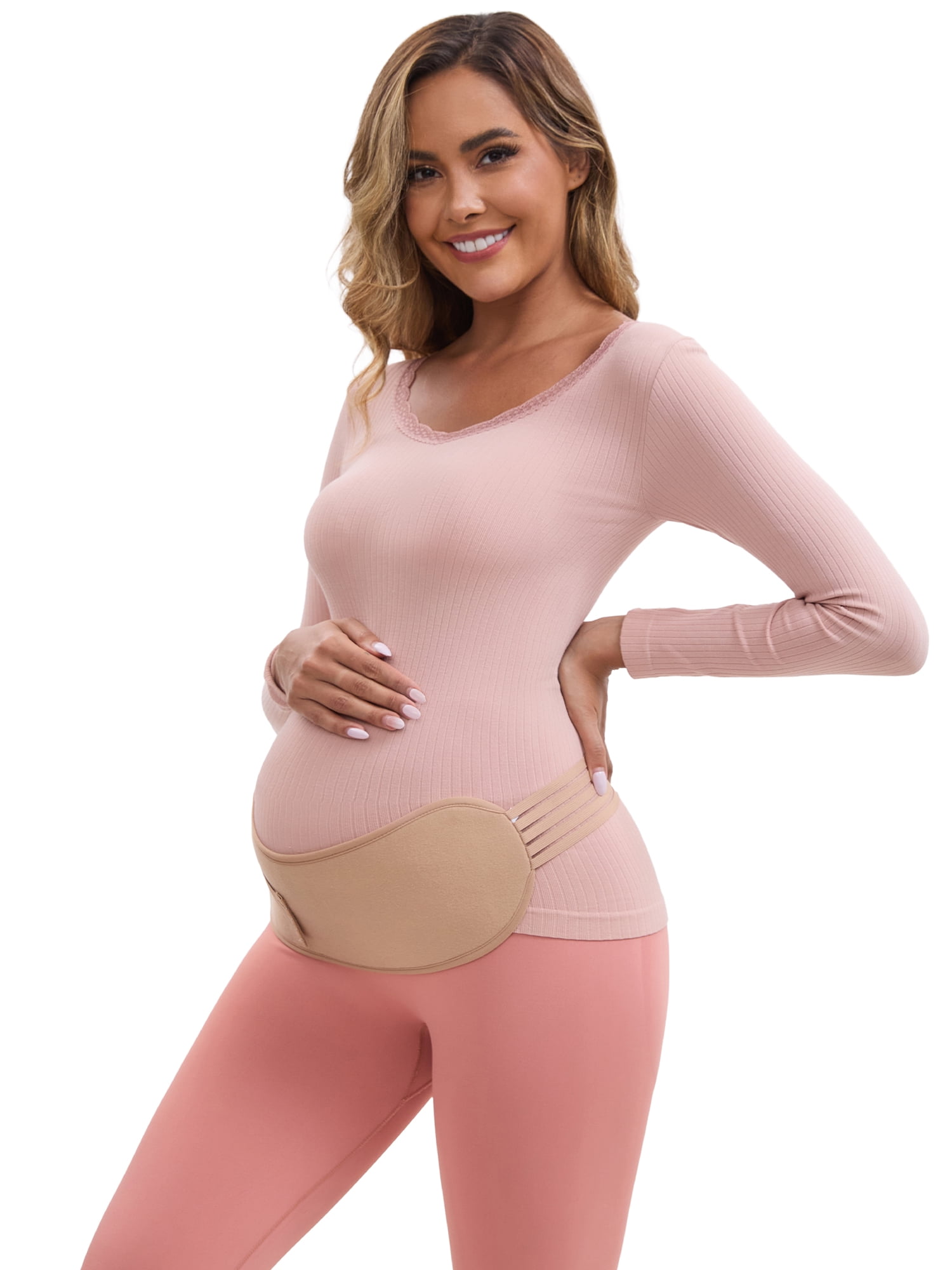 DARING DIVA Women's 3 in 1 Supportive Abdominal Belly Band XXL Beige