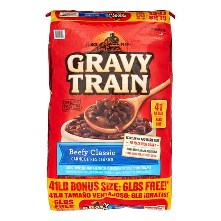 Gravy Train Beefy Classic Bonus Bag Dry Dog Food 41 Lb Gravy Train Beefy Classic Bonus Bag Dry Dog Food 41 Lb