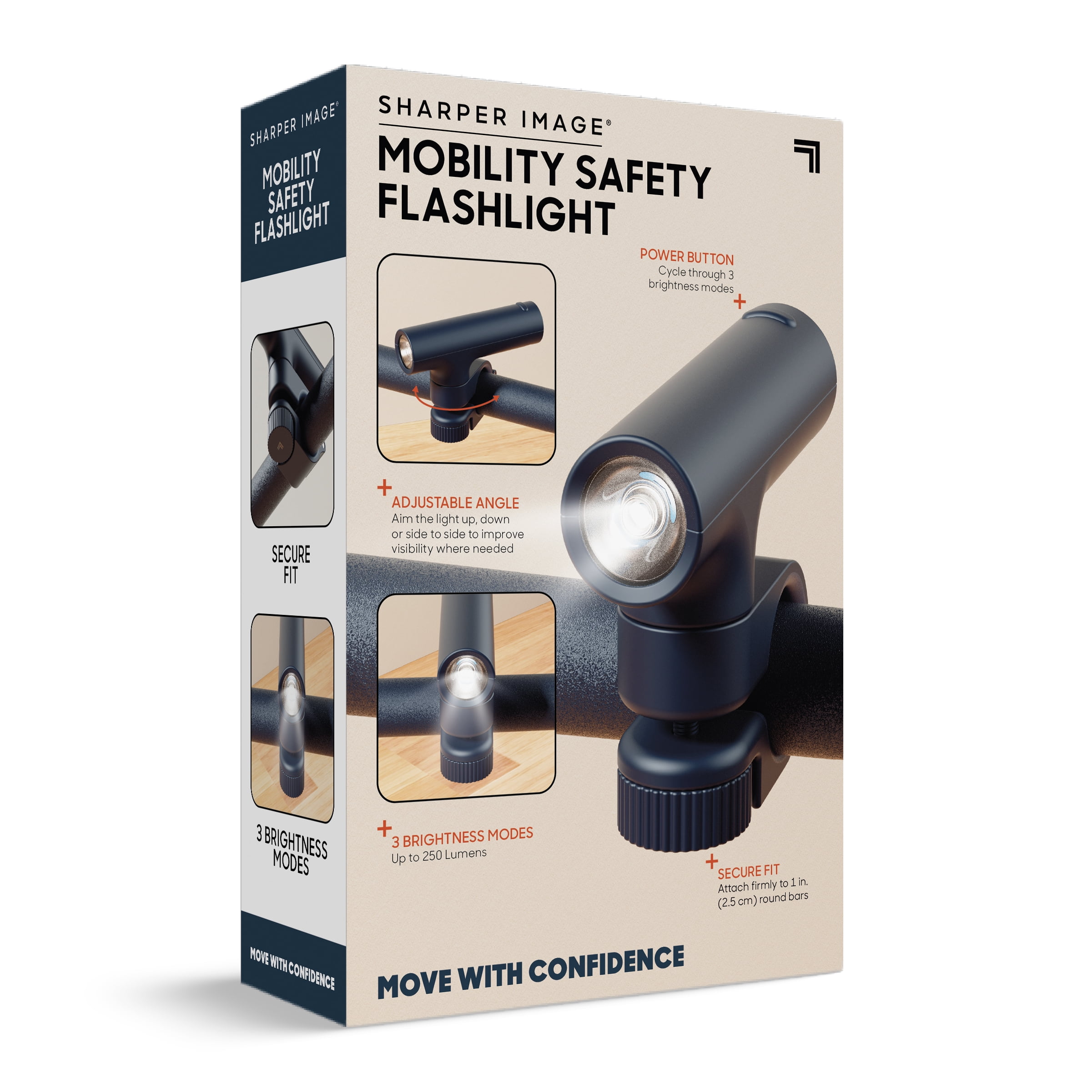 Sharper Image Mobility Safety LED Flashlight - Personal Safety Device