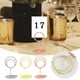 thumbnail image 1 of Fiudx Clip para Número de Asiento, Diseño Dorado y Oro Rosa, Elegante Portanotas para Bodas, Organizador de Menús de Escritorio, Expositor de Fotos, Regalo Versátil para Eventos, Tamaño 2,8 X 3,1 X 5, 1 of 2