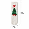 thumbnail image 4 of Womens Christmas Fuzzy Socks Soft Coral Fleece Holiday Crew Socks Warm Cozy Winter Home Sleeping Socks One Size, 4 of 6