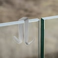 thumbnail image 6 of WASHWEPE 1Set Double Hooks for Glass Shower Door 304 Stainless Steel No Drilling Installation Bathroom Accessories, 6 of 6