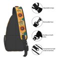 thumbnail image 4 of Crossbody Bags for Women Men - Beautiful Bohemian Sunflower Casual Sling Bag Backpack Trendy Chest Bag for Travel Sports Gym Running Hiking, 4 of 7
