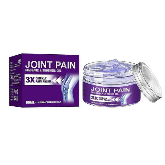 Joint Gel, Joint Pain Soothing Massage Gel for Joint Activities Throughout The Body, Soothes Knees, Lumbar, Neck, Hands, and Feet, 60ML