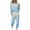 Sky Blue 2 Pieces Sets 03, variant on Womens Lounge Set Usmixi High Waist Drawstring Jogger Pant Sets for Women Casual Solid Long Sleeve Pullover Tops 2 Pieces Outfits Sweatsuit Sets with Pocket