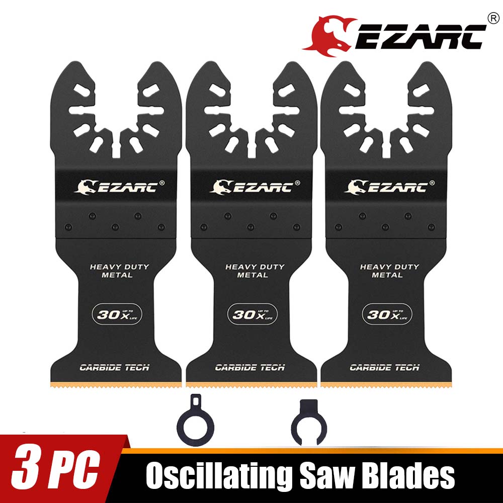 EZARC Oscillating Tool Blades Carbide Multitool Saw Blades for Hard