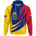 thumbnail image 5 of Sudadera con capucha con estampado 3D de la bandera de Venezuela, sudadera con cremallera para hombres y mujeres, sudadera con capucha de gran tamaño, sudaderas con cremallera para niños, chándales, a, 5 of 5
