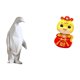 thumbnail image 1 of Escultura de pingüino, estatua de pingüino de resina, adorno de animal, estatua de serpiente, adorno artesanal creativo, adecuado para dormitorio, sal, 1 of 8