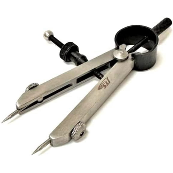 3" Adjustable Divider Precision Scriber and Caliper Sharp Pointed Sharp Point S.S. by JTS