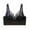 35-Black, variant on YWDJ Sleep Bras for Women Plus Size Closure in Back Bras Wirefree Sleep Bras Wide Strap Full Coverage Push up Hollow Comfy Bras Padded Plus Size Comfortable Bras Wrap Lounge Bras Blue 2XL