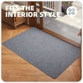 thumbnail image 6 of PABUBE Doormat for Inside 36"x56", Door Rug for Entryway Indoor, Dirt Trapper, Non Slip Entryway Rugs Washable Welcome Mat for Inside, Absorbent Entry Mat Low-Profile Entry Rug Indoor Doormat, Gray, 6 of 8