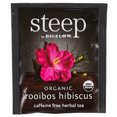 thumbnail image 3 of Steep by Bigelow Organic Rooibos Hibiscus Herbal Tea Bags, Caffeine-Free Botanical Blend, 20-Count Boxes (6/Case Bulk), 3 of 6