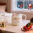 thumbnail image 6 of Iridescent Santa Ceramic Mug, Christmas Drinkware for Festive Sips, Unique Holiday Mug with Stylish Design, Xmas Gift for Beverage Lovers & Seasonal Decor, 6 of 6