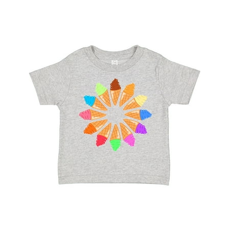 

Inktastic Ice Cream Cone Starburst Gift Toddler Boy or Toddler Girl T-Shirt