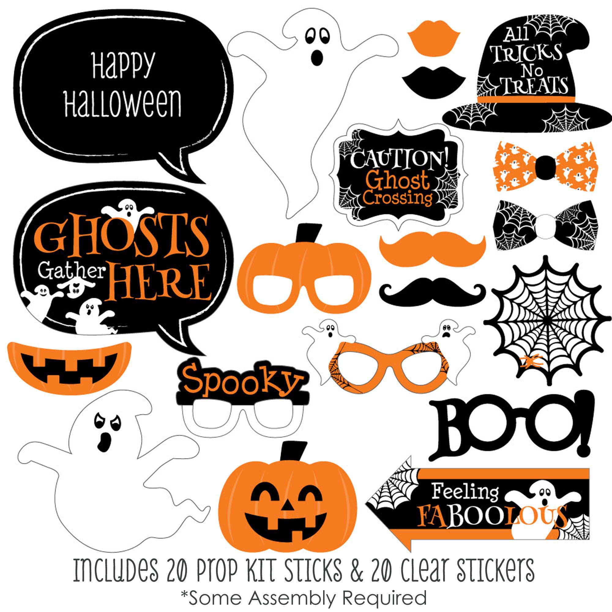 big-dot-of-happiness-spooky-ghost-halloween-party-photo-booth-props-kit-20-count-walmart-com for Free Printable Halloween Photo Booth Props Big Dot of Happiness Spooky Ghost - Halloween Party Photo Booth Props Kit - 20 Count - Walmart.com for Free Printable Halloween Photo Booth Props