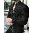 thumbnail image 2 of Mens Casual Short Sleeve Lightweight Beach Loose Fit Summer Tops, 2 of 2