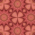 thumbnail image 1 of Ahgly Company Indoor Square Patterned Love Red Area Rugs, 4' Square, 1 of 6