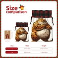 thumbnail image 3 of KLL Cartoon Cheetah With Attitude for Christmas Gift Bag,Christmas Burlap Goody Gift Bags with Plaid Drawstrings for Xmas Presents Holiday Party Favor Treats Candy-Black, 3 of 8