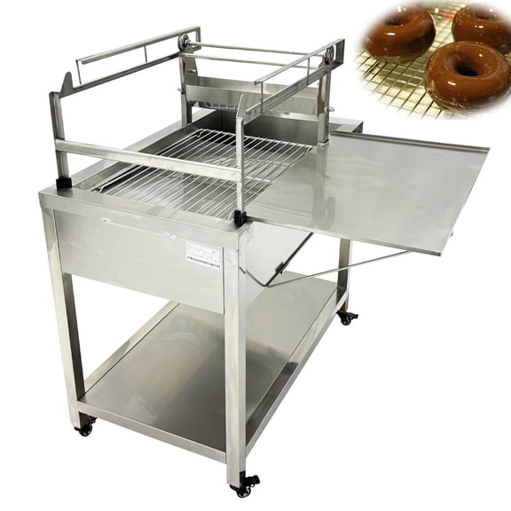 Commercial Donut Glazing Machine All-in-One for Sugar Sprinkling Cream Oil Drizzling Bakery Equipment