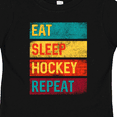 thumbnail image 4 of Inktastic Ice Hockey Eat Sleep Hockey Repeat Boys or Girls Toddler T-Shirt, 4 of 5