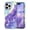 Cobalt Violet, variant on Casetego for iPhone 16 Pro Case,Glow in The Dark Three Layer Heavy Duty Shockproof Full Body Protection Hard Plastic Bumper+Soft Silicone Protective Case,Purple Butterfly