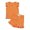Orange, variant on Daznico Toddler Girls Summer 2 Piece Outfit Set Ruffle Ribbed Knit Sleeveless Top & Bow Shorts Soft Stretchy for Casual Daily Beach Playwear,6-12 Months