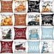 thumbnail image 1 of HAYAN Set of 16 Fall Pillow Covers 18 x 18 Inch Seasonal Throw Pillow Covers Halloween Thanksgiving Christmas Holiday Pillowcases Decorative Cushion Pillowcases for Farmhouse Home Couch Sofa Decor, 1 of 1