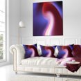 thumbnail image 3 of Designart Red Blue Mix Texture - Abstract Throw Pillow - 18x18, 3 of 5