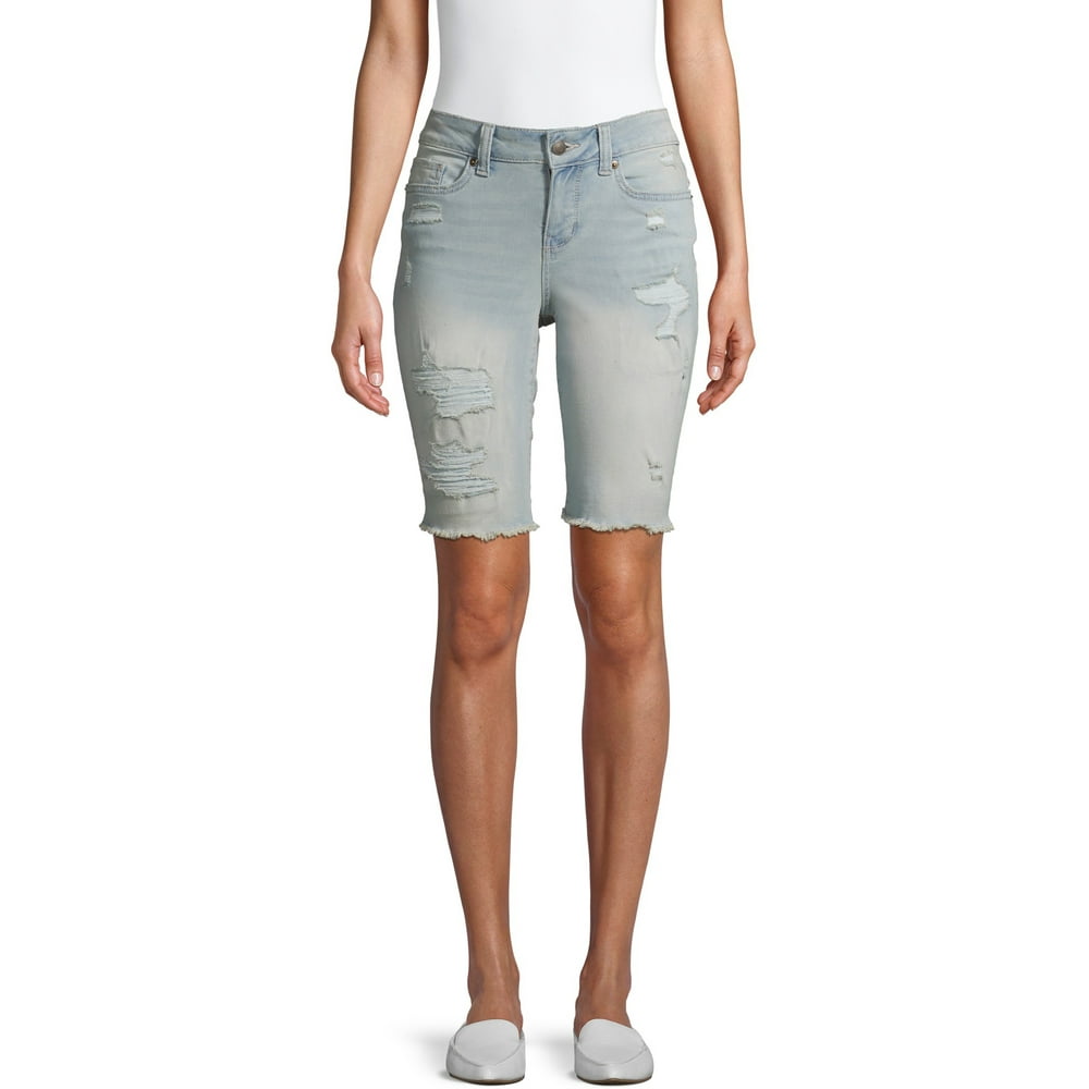 Time and Tru Time and Tru Women's Denim Bermuda Shorts